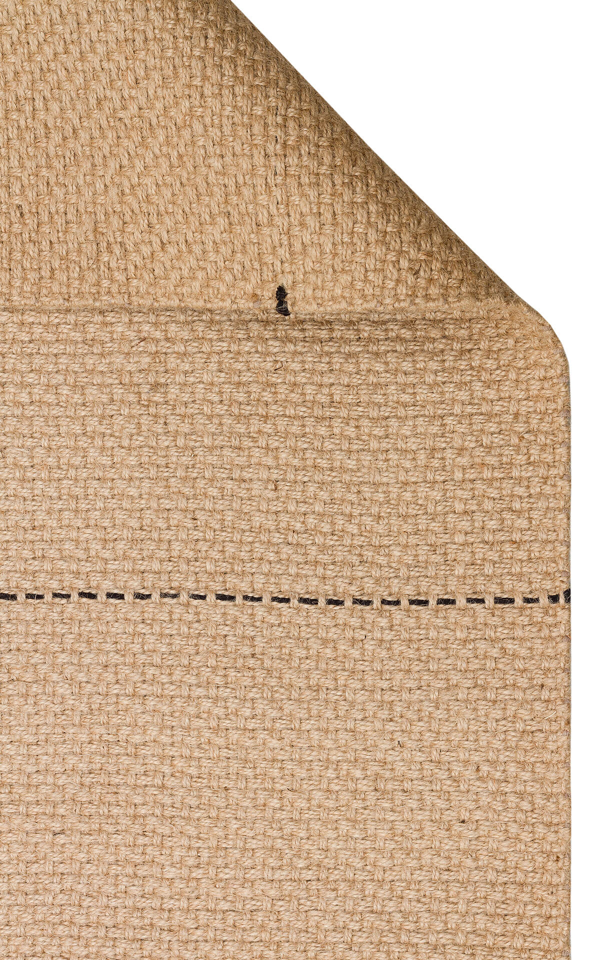 DLH 01 BLACK - DELHİ - Jüt ve Pamuk ile Üretilen Çift Taraflı Modern Kilim